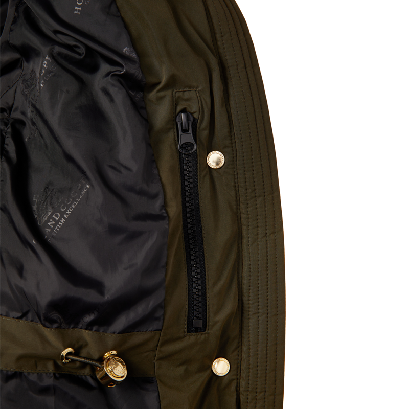 Holland Cooper Chamonix Coat - Khaki-11